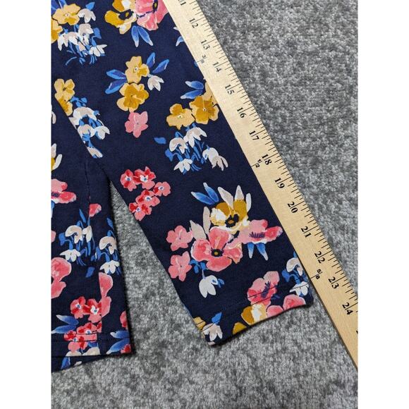 Joules Blouse Top Women 8 Blue Floral Harbour Print Long Sleeve Pullover W61 - Picture 11 of 14